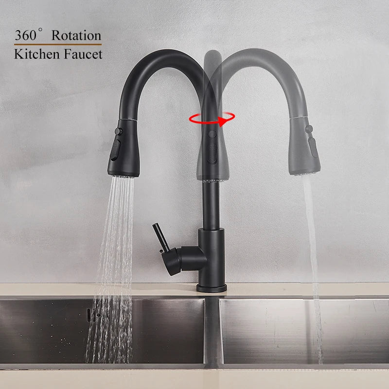 Everyday EssentialsOnline Pull Out Kitchen Faucet Swivel