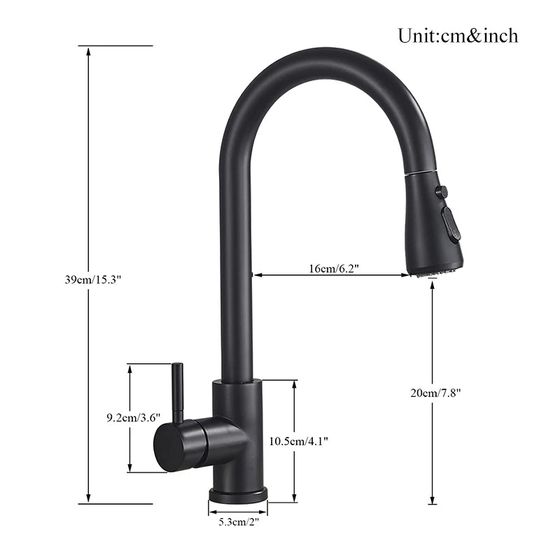 Everyday EssentialsOnline Pull Out Kitchen Faucet Swivel