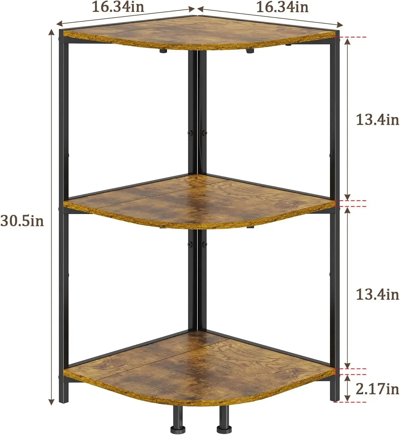 Everyday EssentialsOnline Coffee Bar Shelf 3 Tier Stand