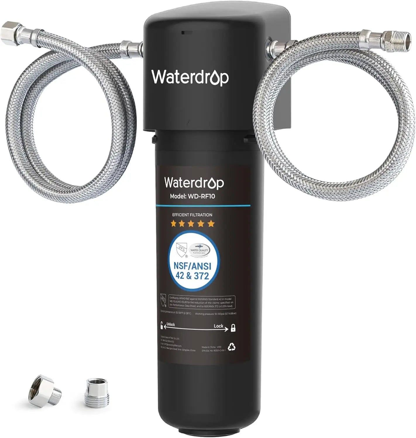 Waterdrop 10UA Under Sink Water Filter PFAS PFOA Lead PFOS
