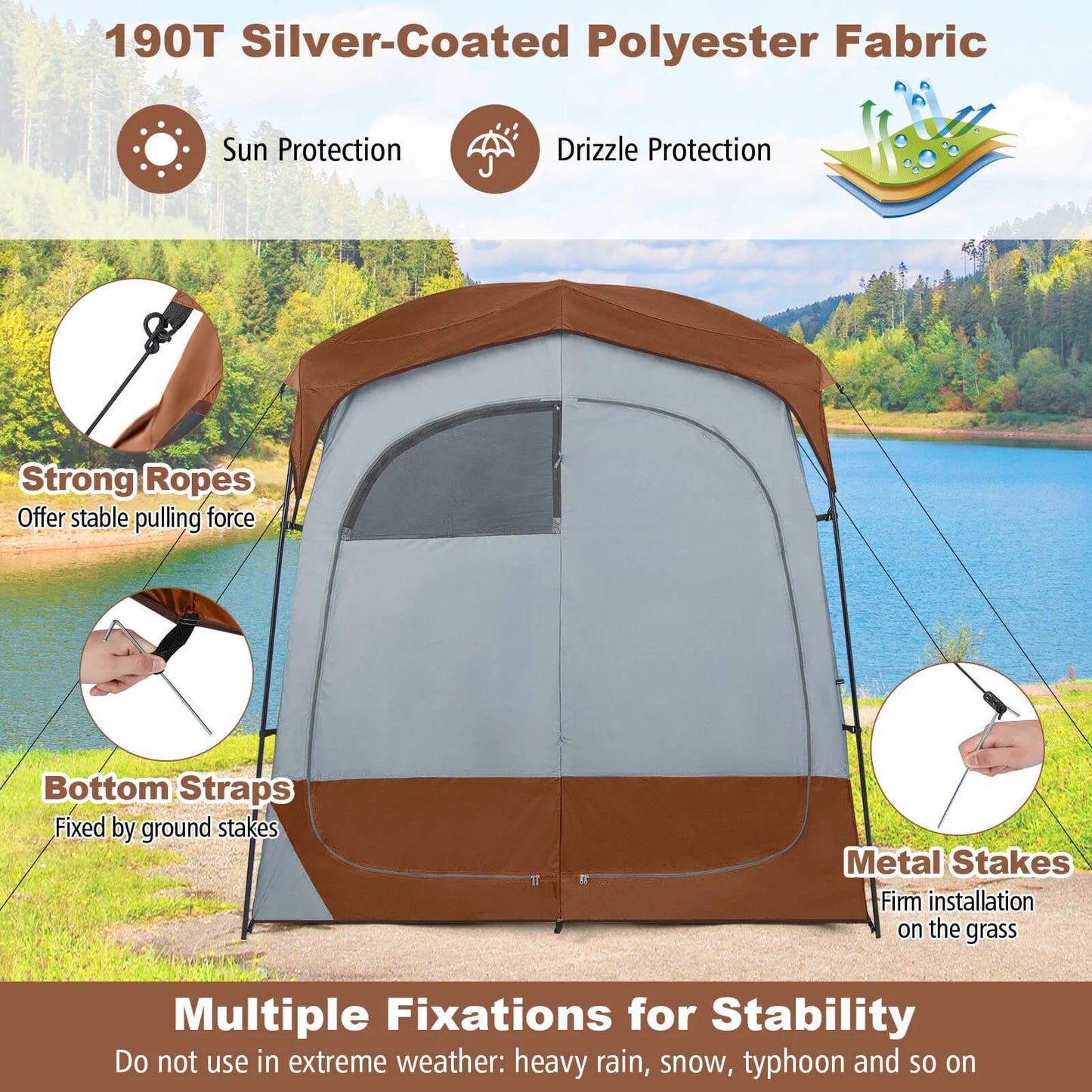 Everyday EssentialsOnline Shower Tent Privacy Shelter