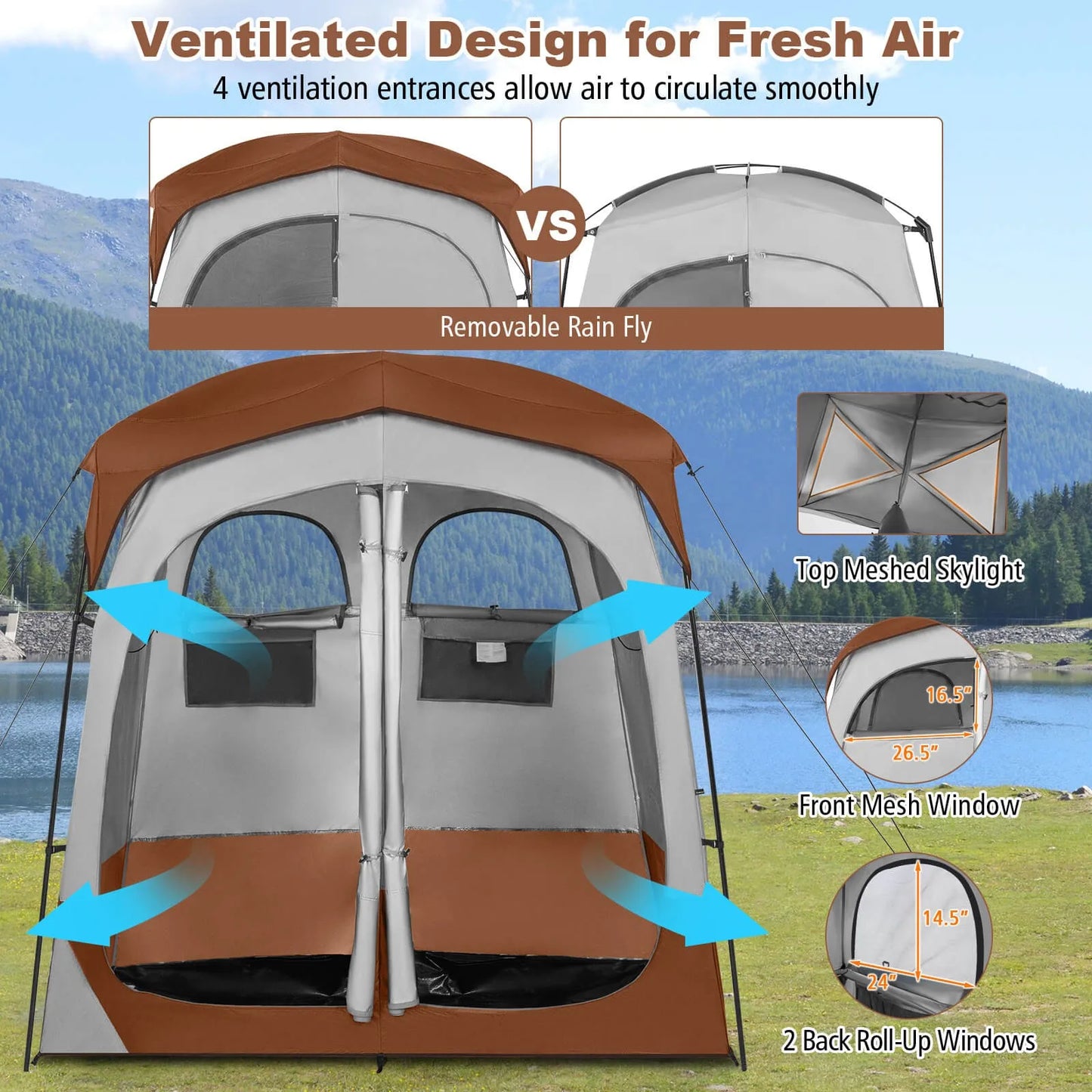 Everyday EssentialsOnline Shower Tent Privacy Shelter