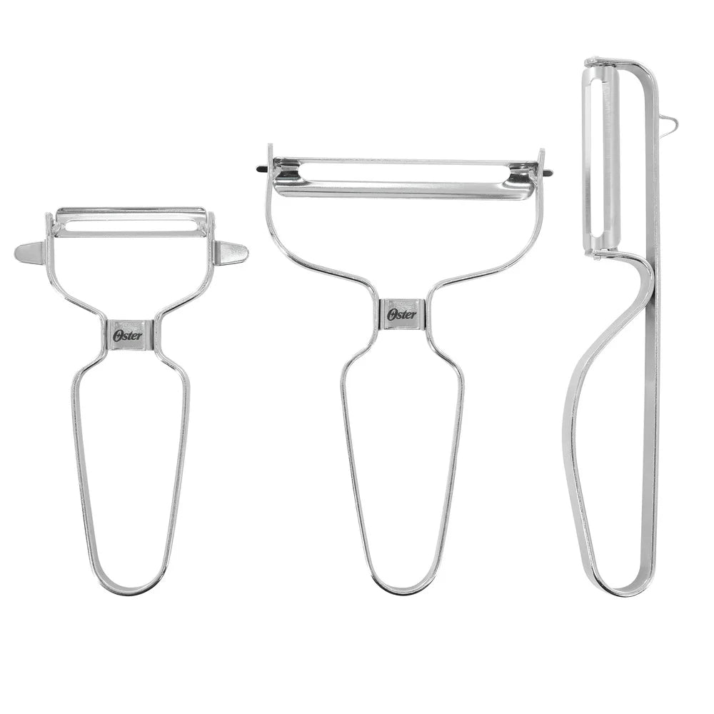 XMSJ 3 Piece Stainless Steel Peeler Set For Kitchen Use