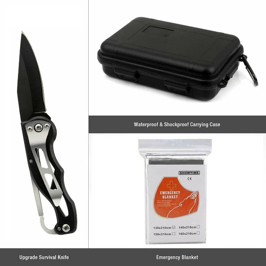 Everyday EssentialsOnline 14 In 1 Outdoor Survival Gear Kit