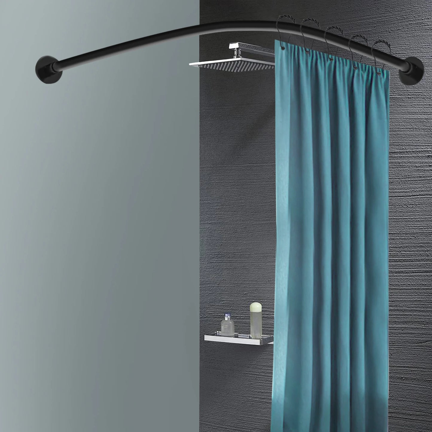 Everyday EssentialsOnline L Shape Shower Curtain Rail