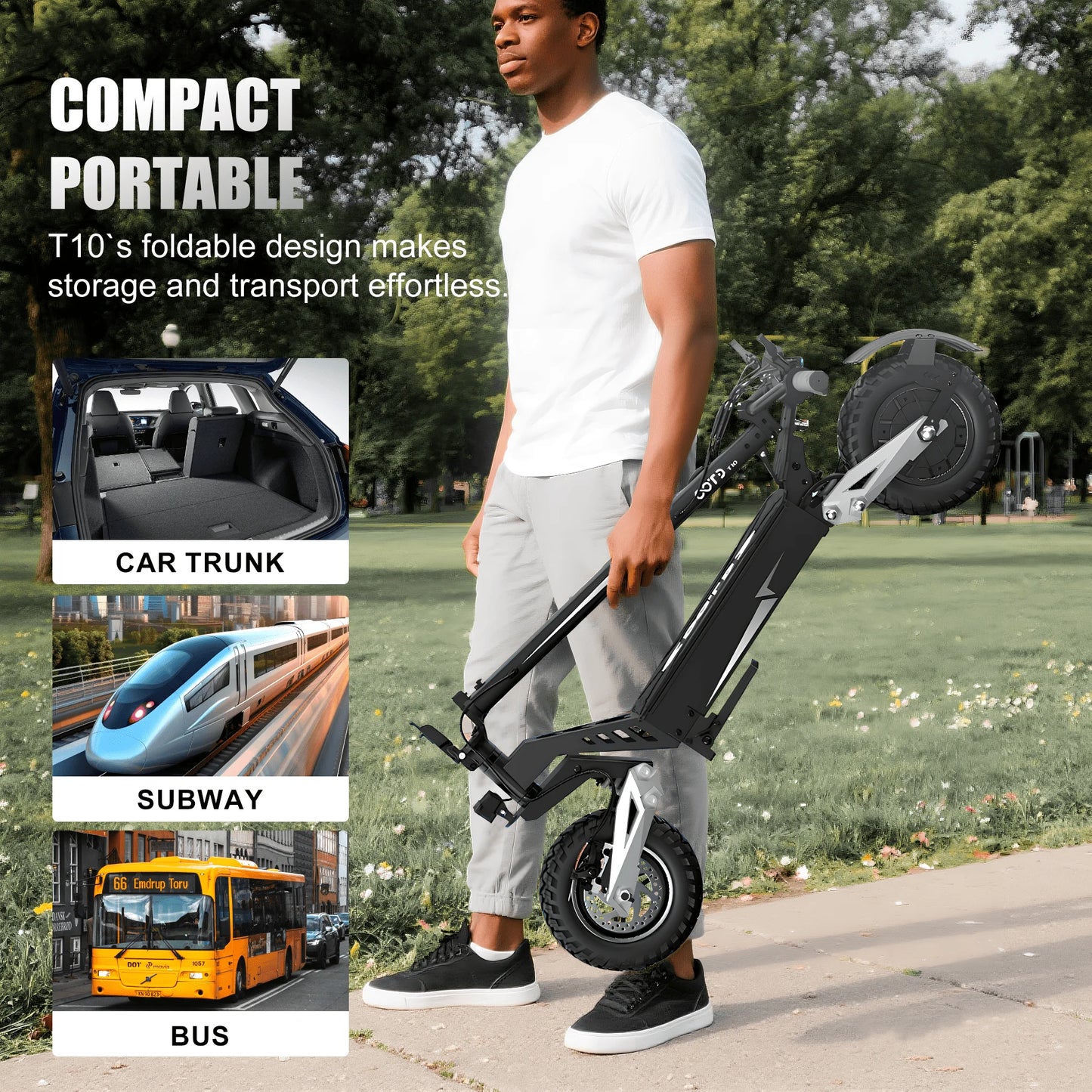 Everyday EssentialsOnline Electric Scooter 31 MPH 900W