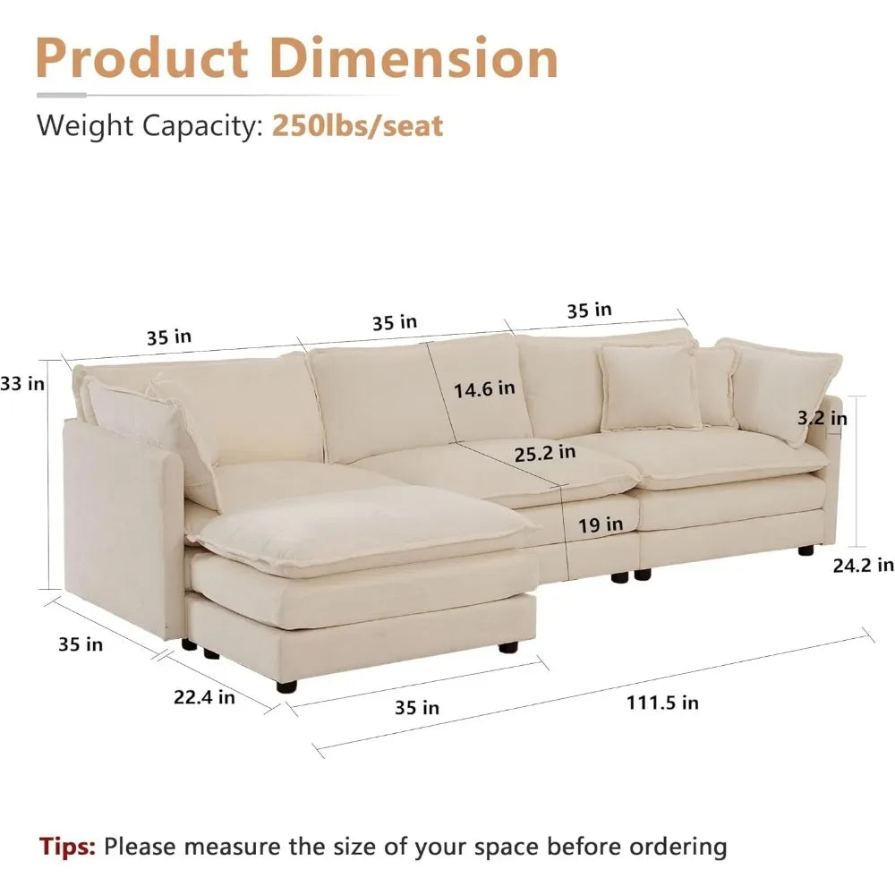 Everyday EssentialsOnline Modular Sectional Sofa L Shaped