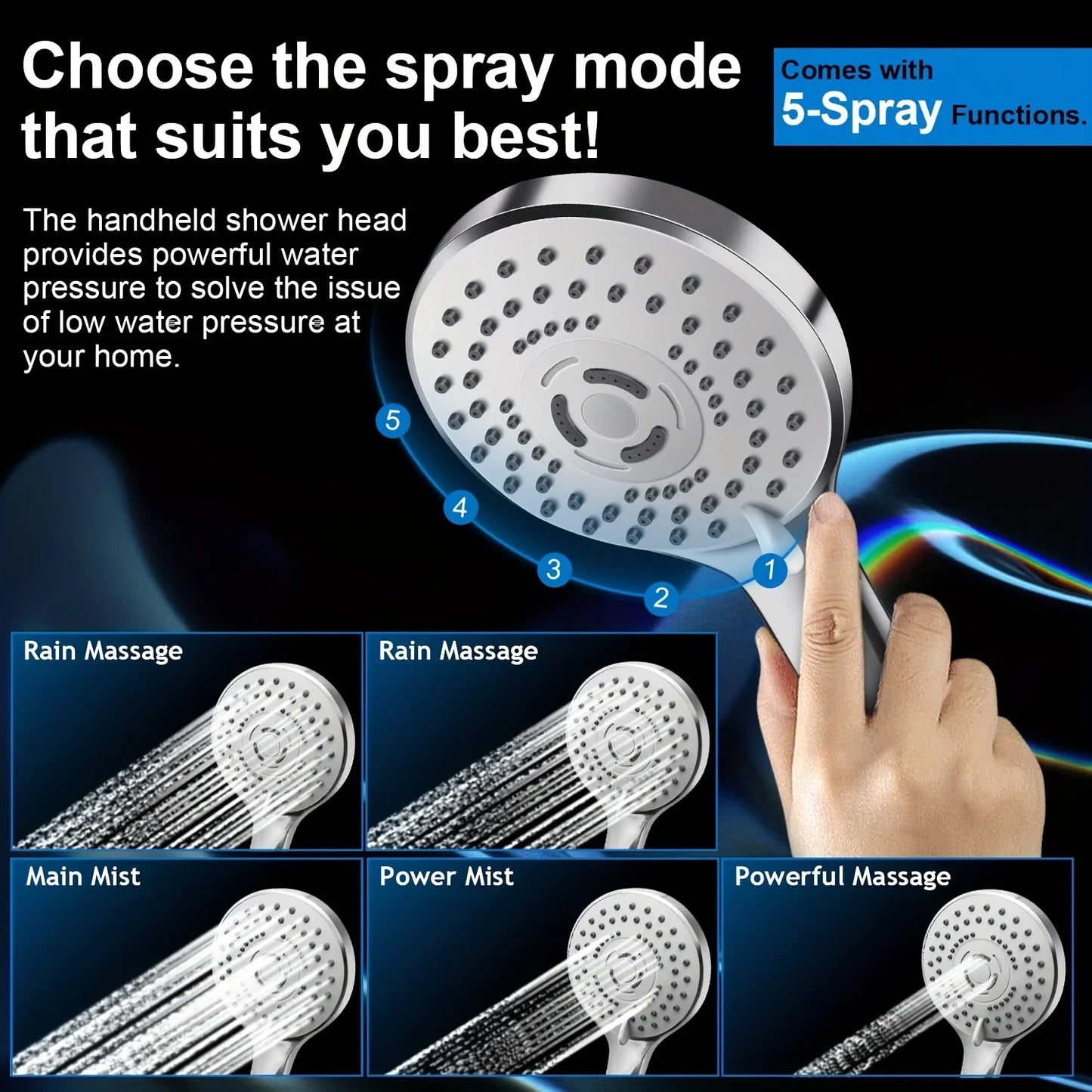 Everyday EssentialsOnline Concealed Stainless Shower Fixture