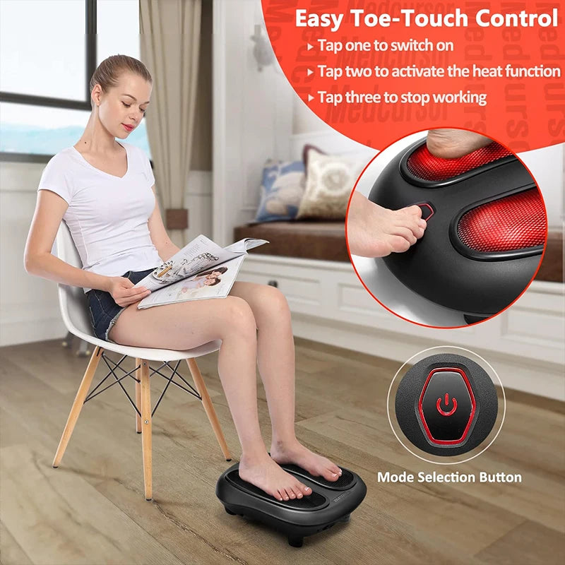 Nekteck Foot Massager With Heat Shiatsu Kneading Pro
