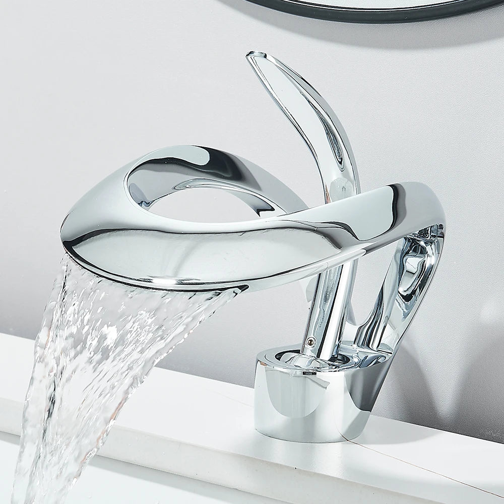 Everyday EssentialsOnline Solid Brass Waterfall Basin Faucet