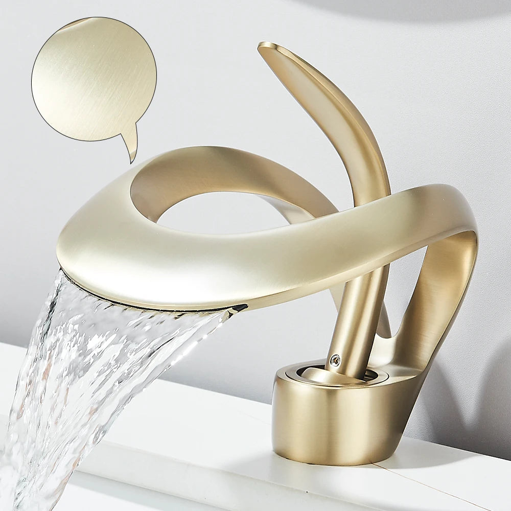 Everyday EssentialsOnline Solid Brass Waterfall Basin Faucet