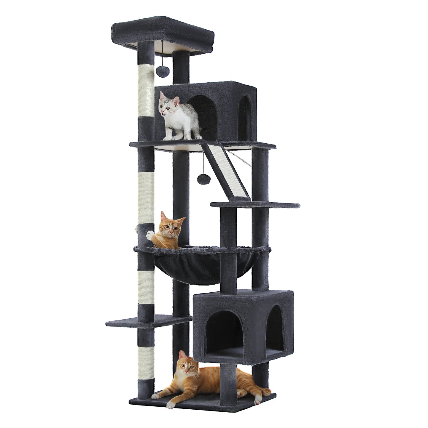 Speedy Pet Cat Tree Tower With Scratching Post Perch