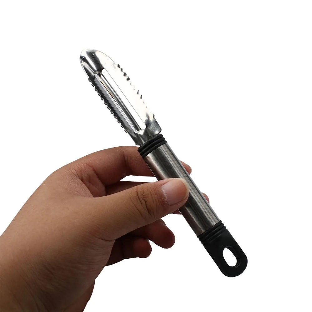 XMSJ Stainless Steel Vegetable Peeler Slicer Set 2pcs Kitchen Tool