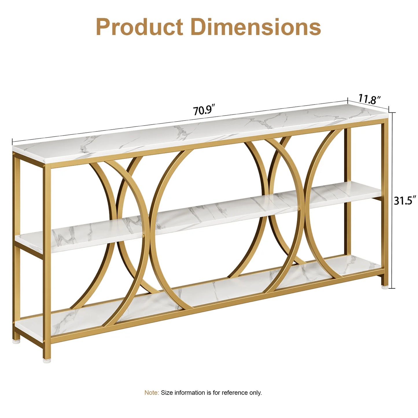 Everyday EssentialsOnline Modern Console Table With Storage