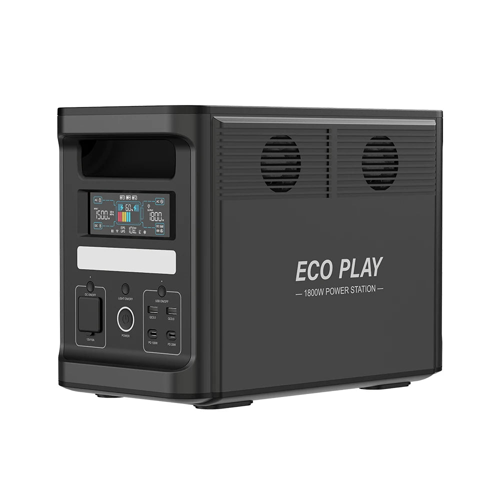 Eco Play EP1800 Portable Power Station 1536Wh LiFePO4