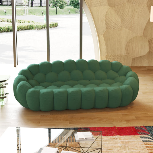 Everyday EssentialsOnline Curved Couch 3D Honeycomb Sofa
