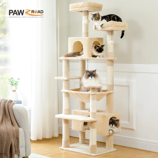 PAWZ Road Cat Tower With Sisal Scratching Posts Indoor