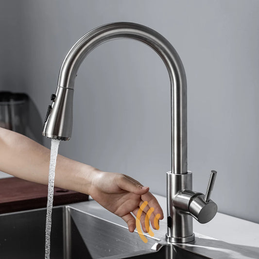 Everyday Essentials Smart Touchless Kitchen Faucet IR Sensor