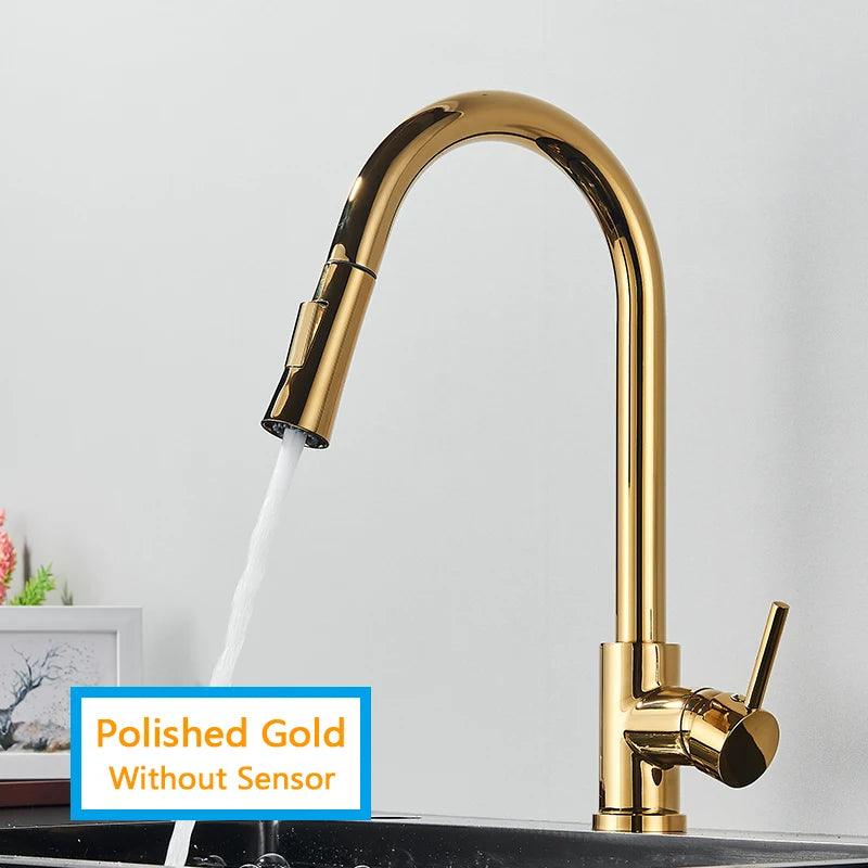 Rozin Smart Touch Kitchen Faucet With Pull Out Sensor