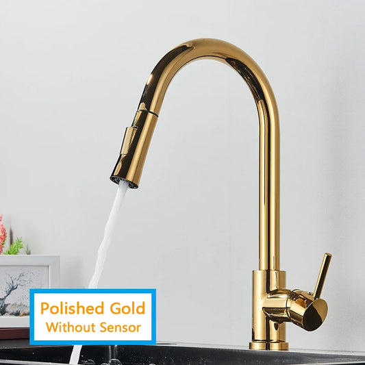 Rozin Smart Touch Kitchen Faucet With Pull Out Sensor