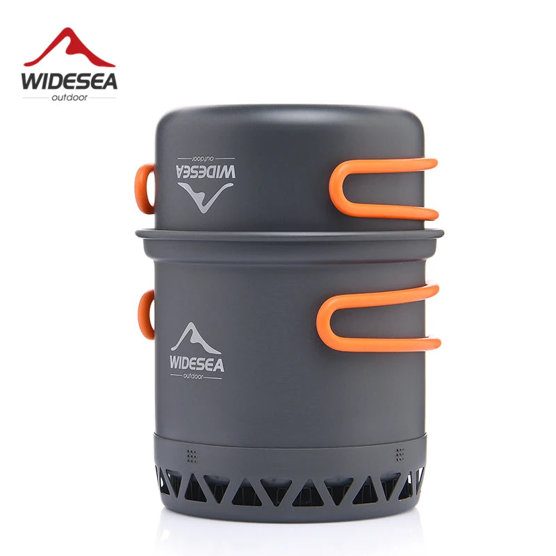 Widesea Camping Cookware Set Outdoor Pot And Kettle