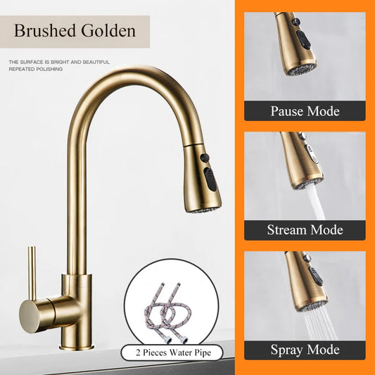 Everyday EssentialsOnline Pull Out Kitchen Faucet Swivel