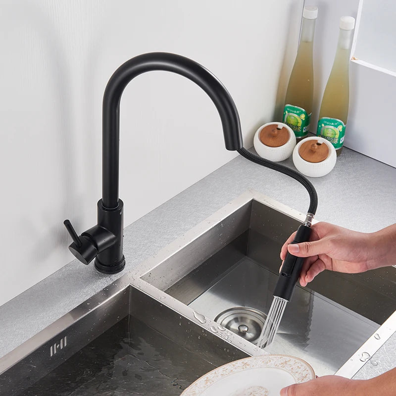 Rozin Smart Touch Kitchen Faucet With Pull Out Sensor