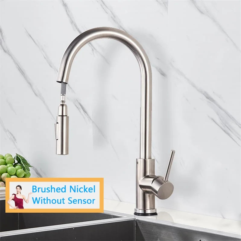 Rozin Smart Touch Kitchen Faucet With Pull Out Sensor