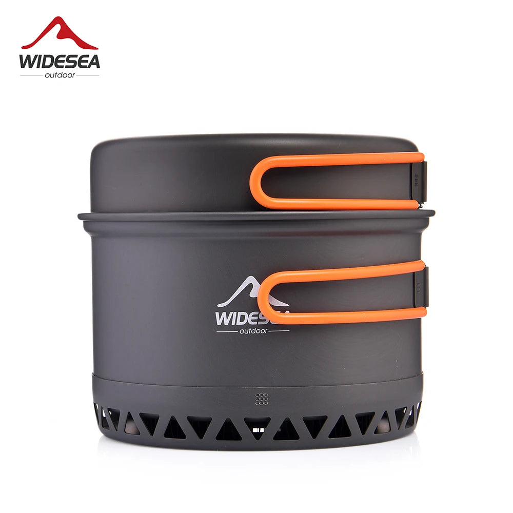 Widesea Camping Cookware Set Outdoor Pot And Kettle
