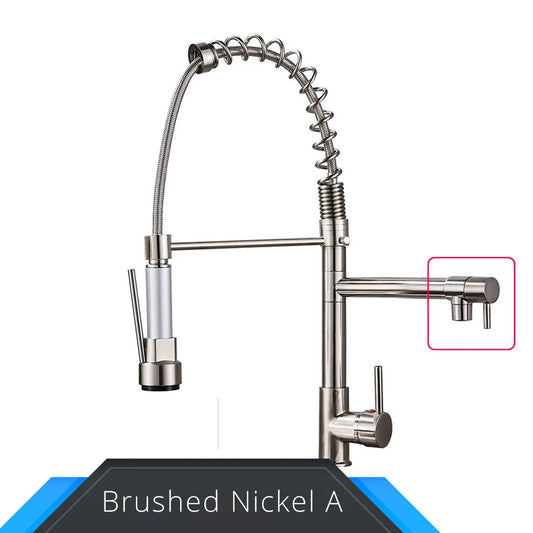 Rozin Pull Down Kitchen Faucet Mount Hot Cold Water Mixer