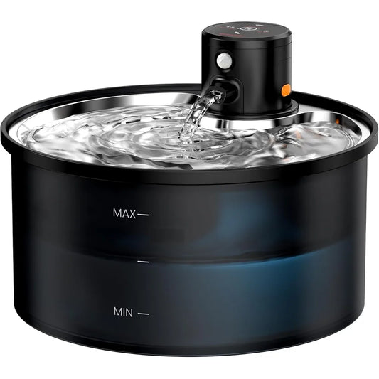 Hign-concerned Wireless Cat Water Fountain Battery Operated