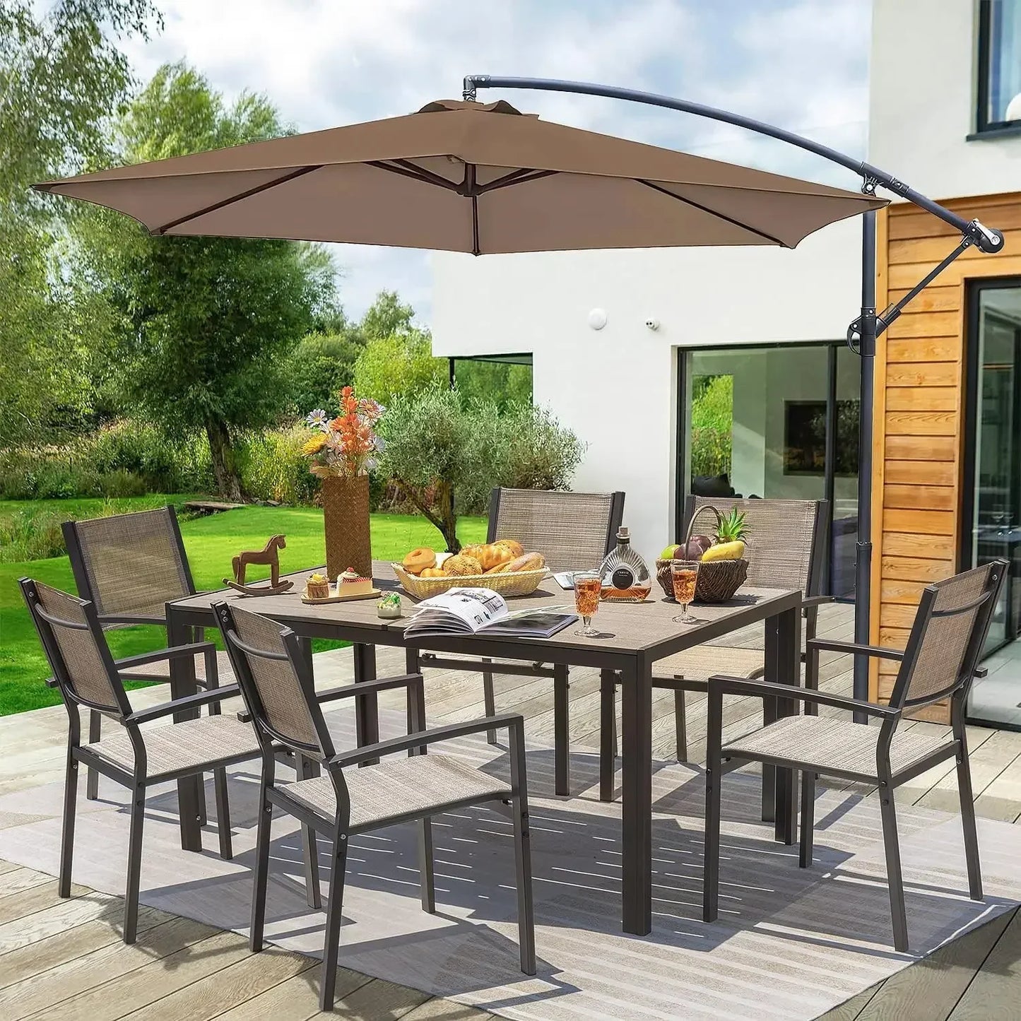 Everyday EssentialsOnline 7 Piece Patio Dining Set