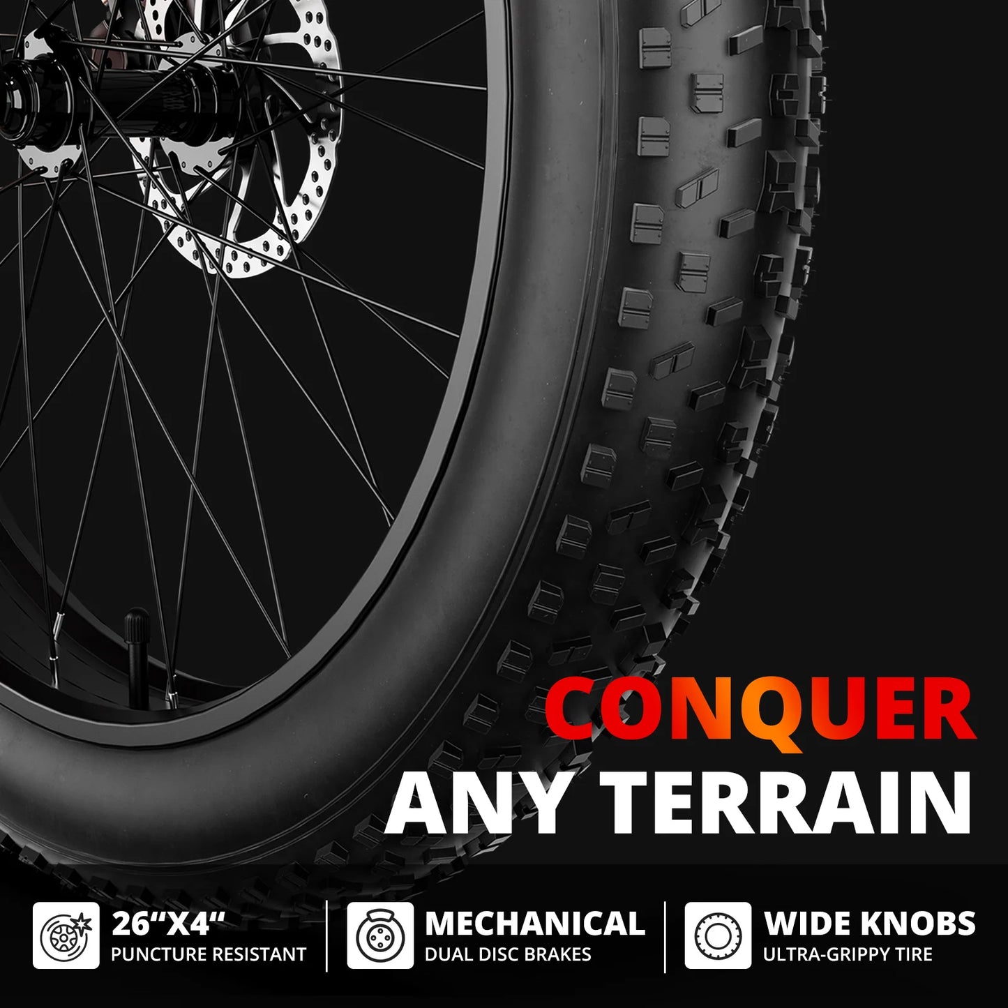 AMYET EB26 Electric Mountain Bike 1500W 48V Dual Shock