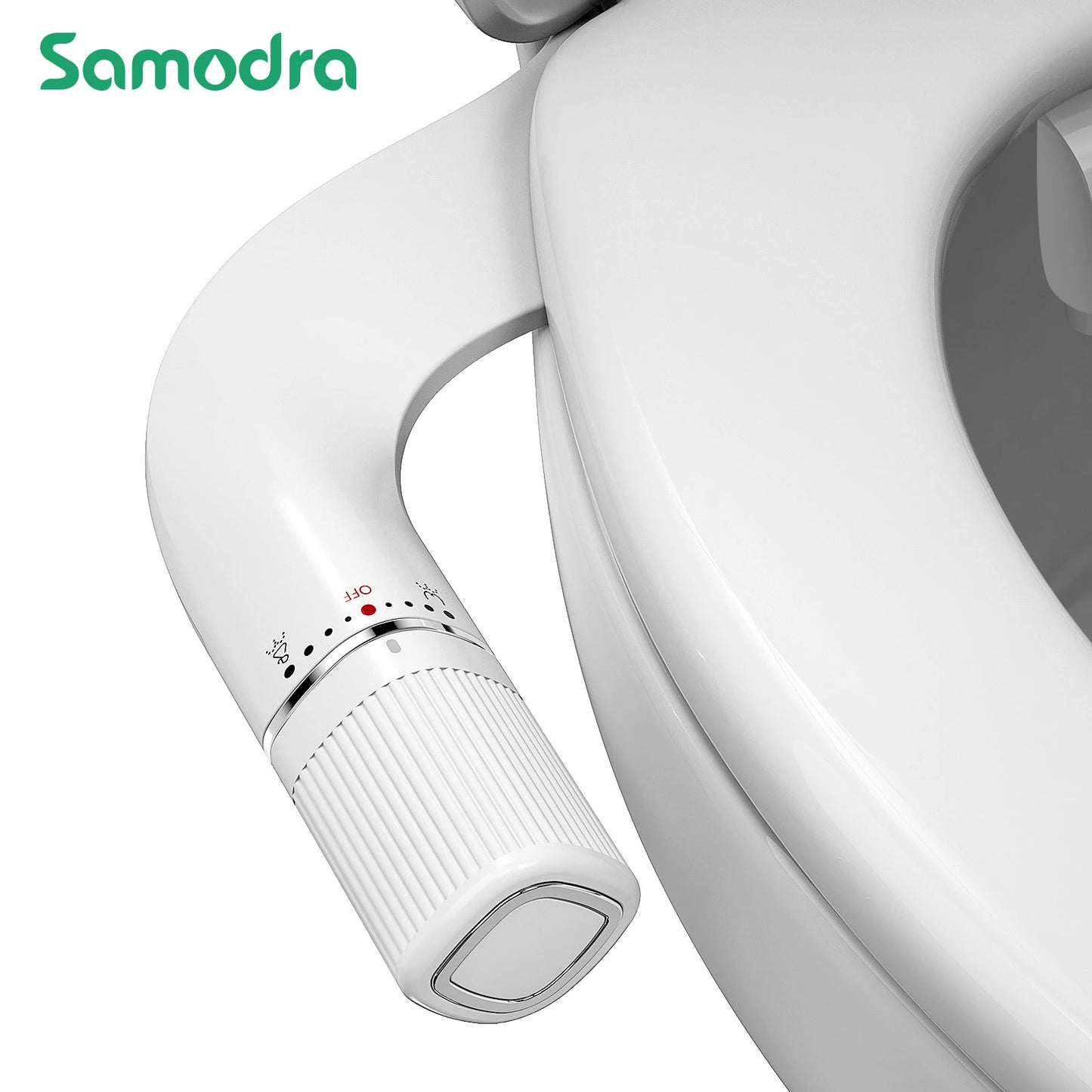 SAMODRA Bidet Non Electric Toilet Attachment Dual Nozzle