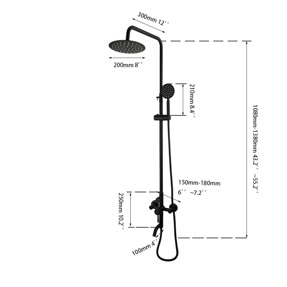 Everyday EssentialsOnline ZAPPO Shower Faucet 3 Function