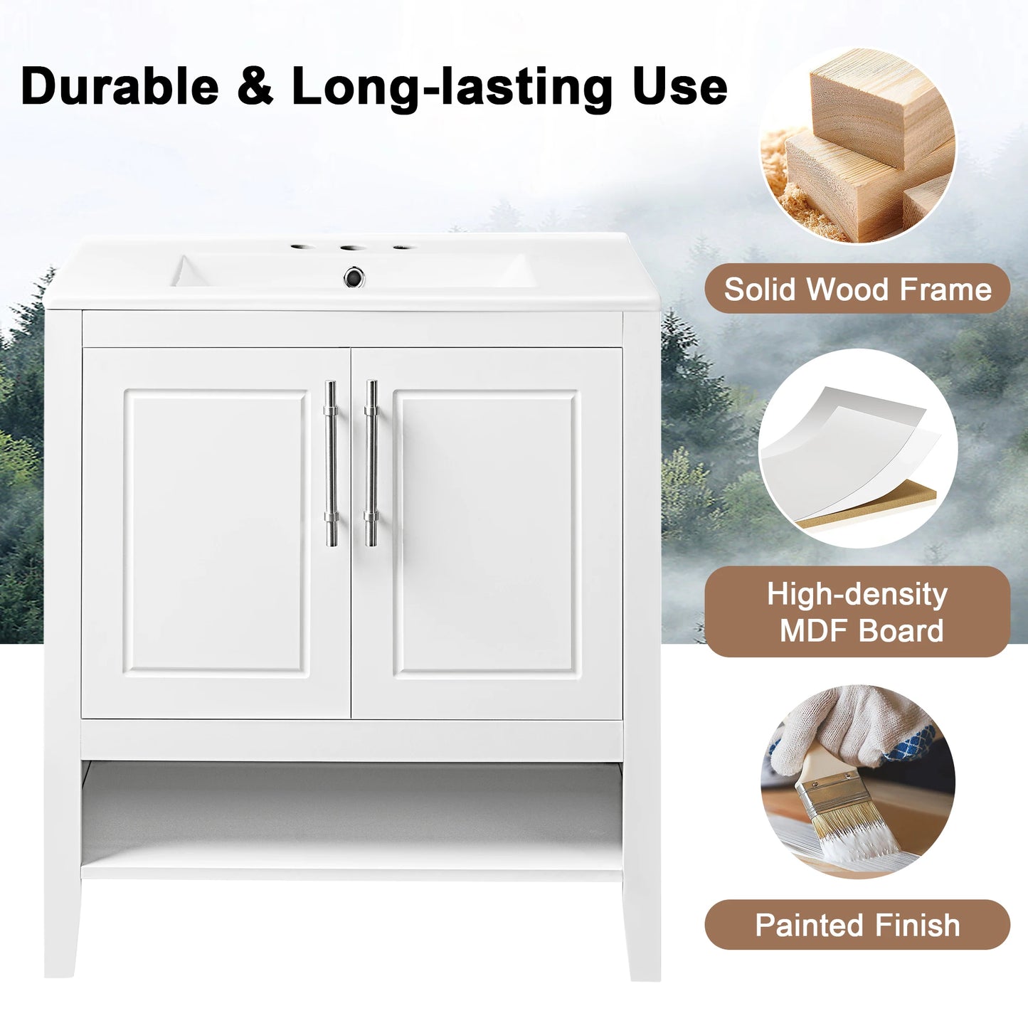 Everyday EssentialsOnline Bathroom Vanity With Sink Cabinet