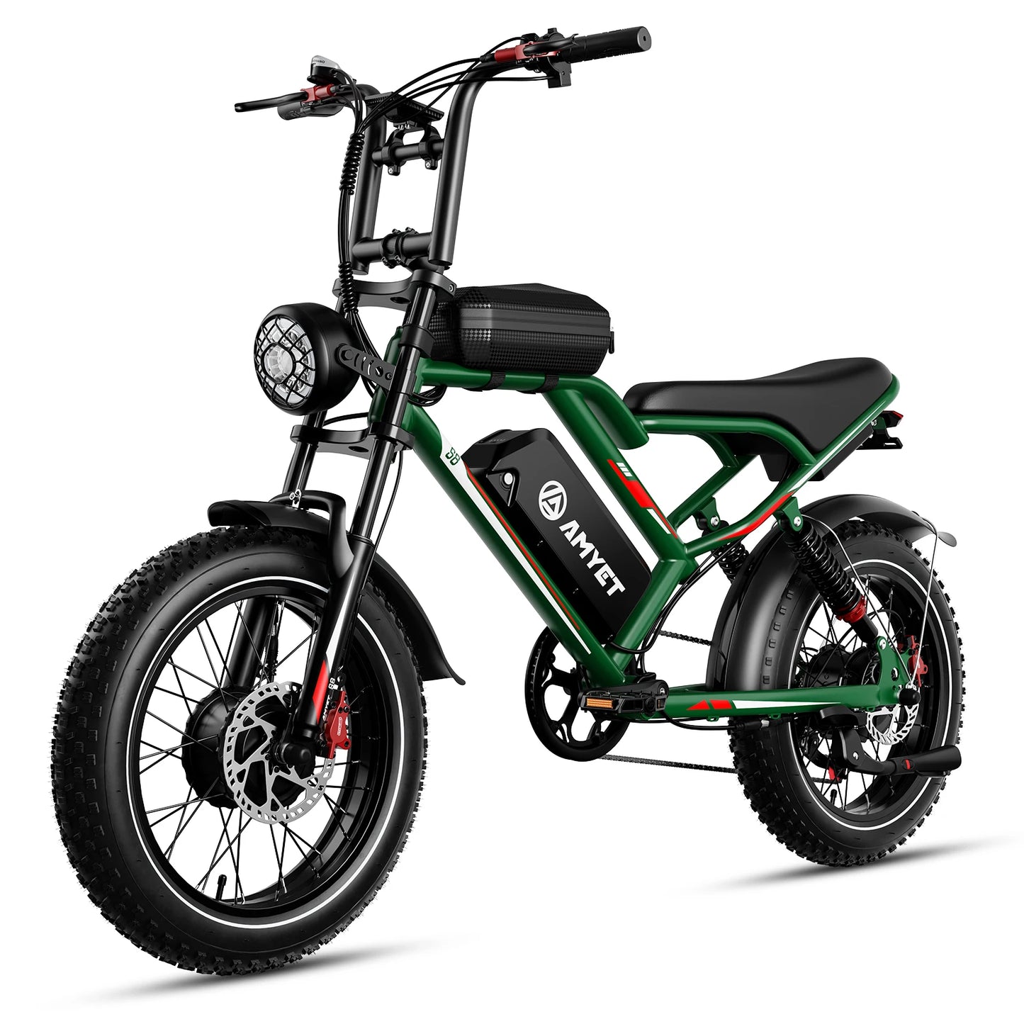 AMYET S8 2000W Dual Motor Electric Bike 48V 25Ah Battery