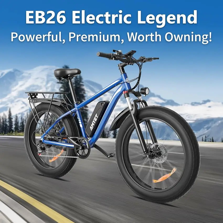 AMYET EB26 Electric Mountain Bike 1500W 48V Dual Shock