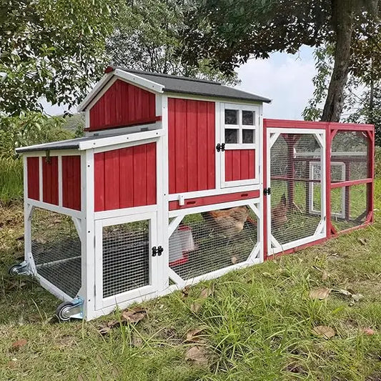 Everyday EssentialsOnline Poultry Coop With Run Nest Boxes