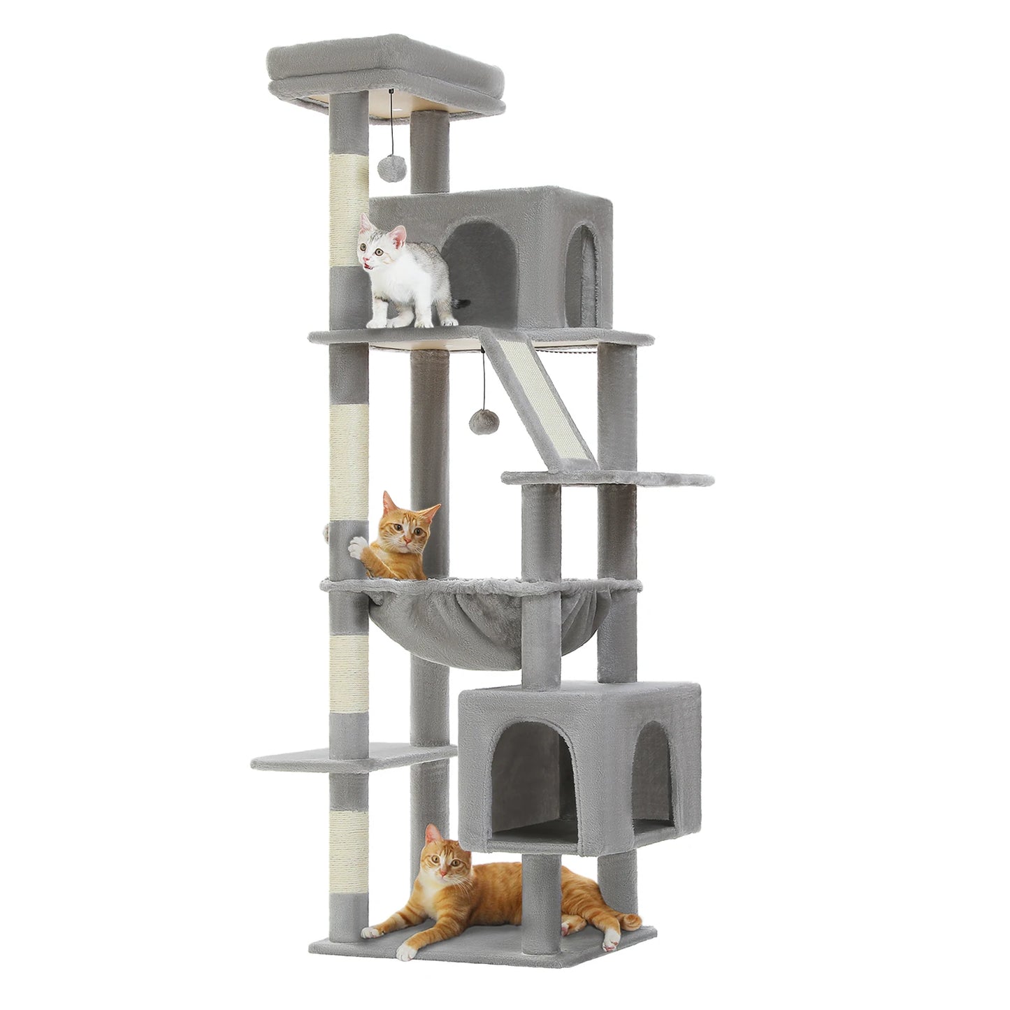 Speedy Pet Cat Tree Tower With Scratching Post Perch
