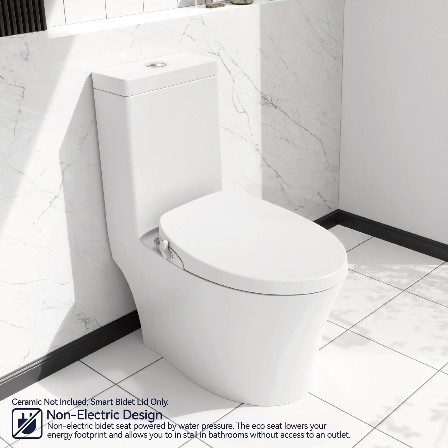 Everyday EssentialsOnline Bidet Toilet Seat With Nozzle