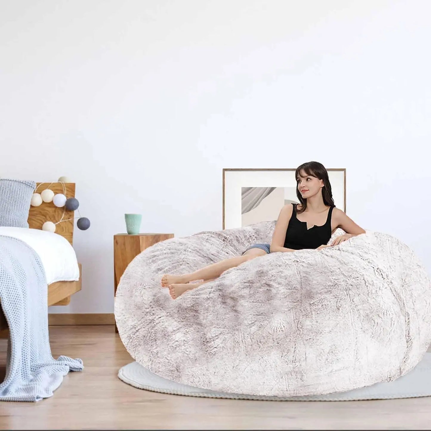 Everyday EssentialsOnline Bean Bag Chair Giant Round Comfy