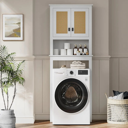 Everyday EssentialsOnline Over Toilet Cabinet With Rattan