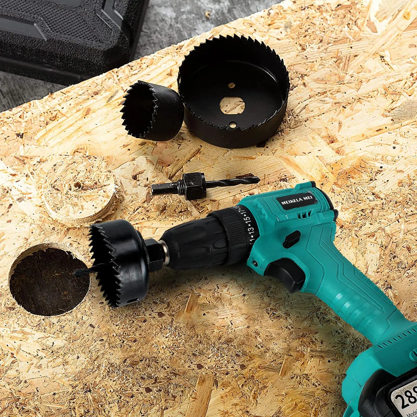Everyday Essentials 21Pcs Hole Saw Set For Wood Metal PVC
