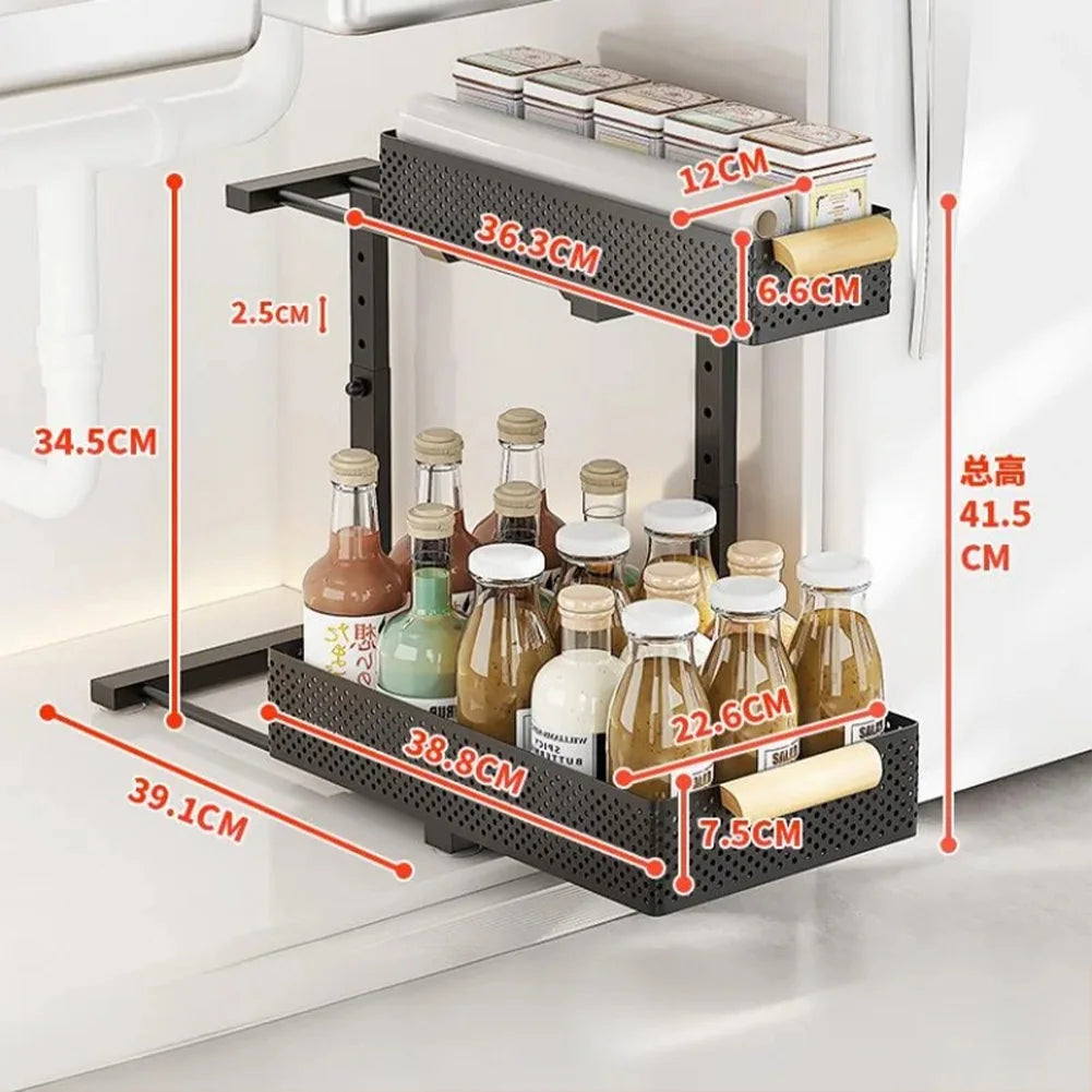 Everyday EssentialsOnline Under Sink 2 Cabinet Organizer