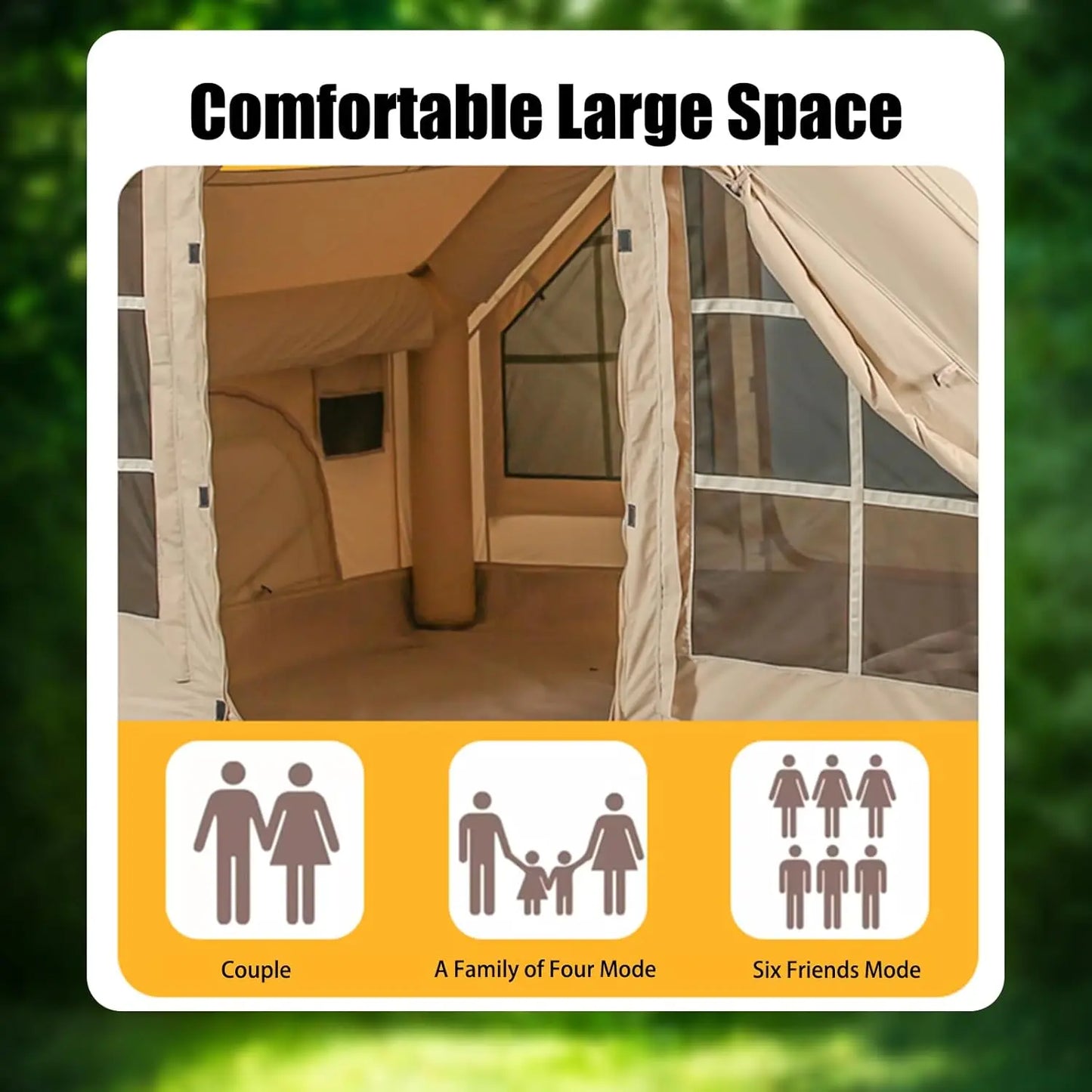 Everyday EssentialsOnline Inflatable Camping Tent Setup