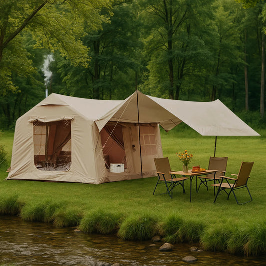 Everyday Essentials Inflatable Camping Tent Blackout Canopy