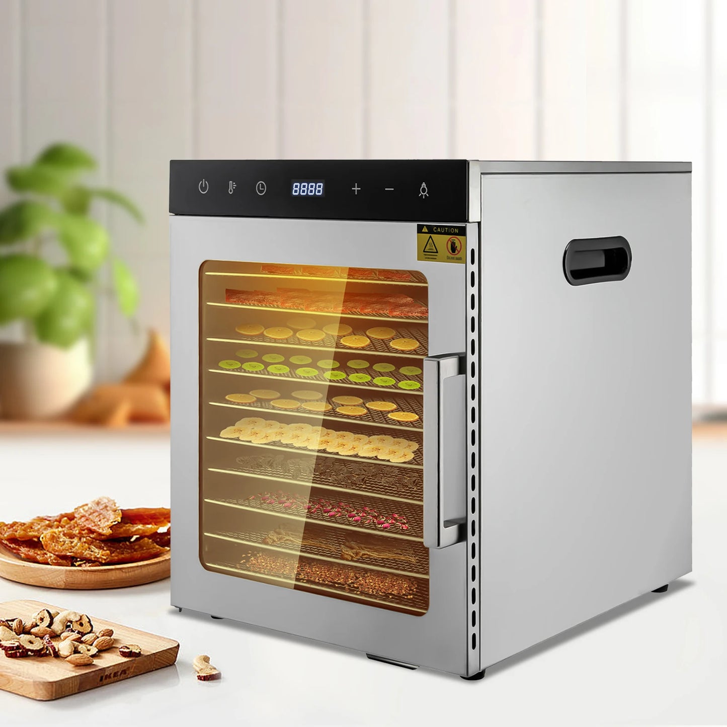 Fruit And Vegetable Tools 800W Digital Dehydrator Trays