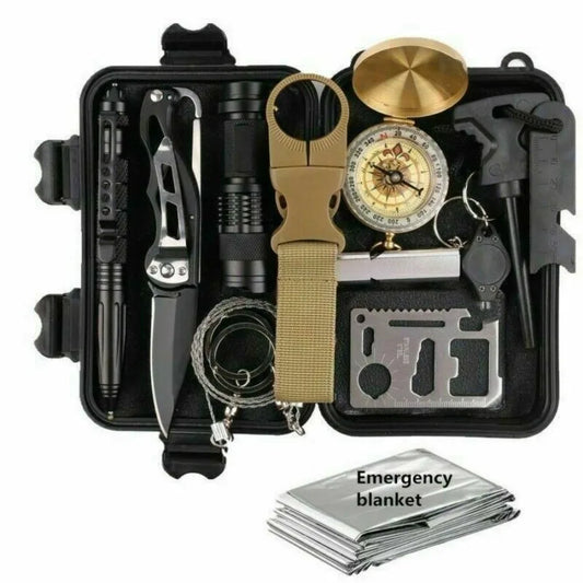 Everyday EssentialsOnline 14 In 1 Outdoor Survival Gear Kit