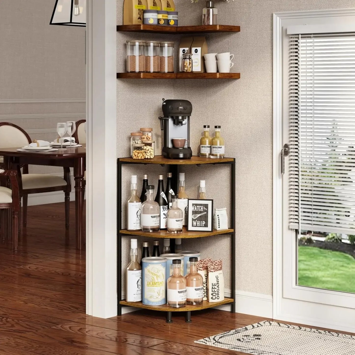 Everyday EssentialsOnline Coffee Bar Shelf 3 Tier Stand
